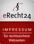 erecht24 Siegel für Impressum